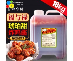 福与禄琥珀原味炸鸡酱料10kg韩国进口甜味蘸裹酱韩式炸鸡桶装调料